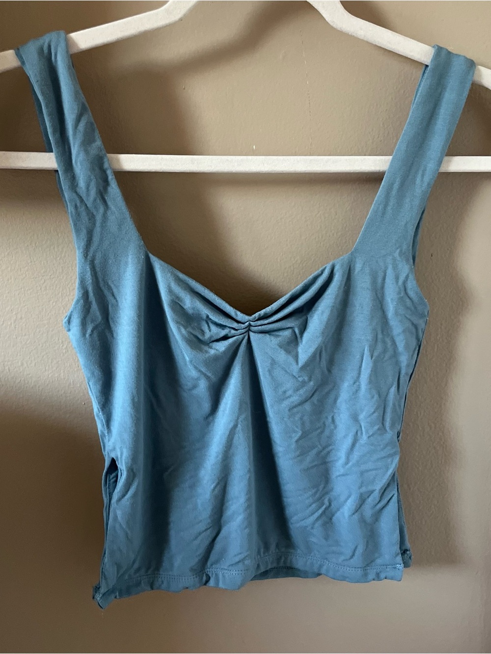 NWOT White Fox Dusty Blue Taking Off Tank Top